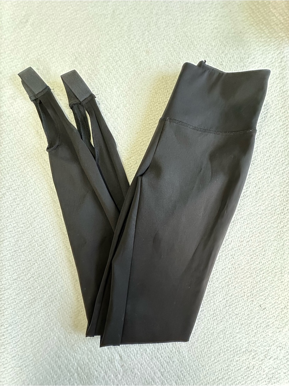 ZARA Black Stirrup Leggings — Size S